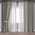 Versatile 3D Curtain Model, Vray/Corona 3D model small image 1