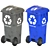 Urban Trash Bin Street-01 3D model small image 6