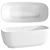 Acrylic Bathtub ABBER AB9260 3D model small image 1