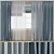 Max 3D 2014 Curtain Model 3D model small image 1