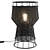 Modern Table Lamp in Chrome 3D model small image 3