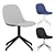 Modern Muuto Swivel Side Chair 3D model small image 1