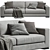 Modern Marac Avana 2-Seater Sofa 3D model small image 2