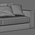 Modern Marac Avana 2-Seater Sofa 3D model small image 4