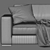 Modern Marac Avana 2-Seater Sofa 3D model small image 5