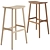 Elegant Naru Bar Stool 3D model small image 2