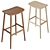 Elegant Naru Bar Stool 3D model small image 3