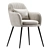 Ginoir Square Modern Armchair 3D model small image 2