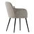 Ginoir Square Modern Armchair 3D model small image 4