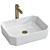 Modern Wall-mounted Sink BELBAGNO BB1386 3D model small image 1