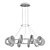 Ring Glass Chandelier Olympe 3D model small image 3