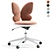 Ergonomic Pixie Office Chair 3D model small image 2