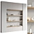 Scandi Style Decorative Shelf Set 3D model small image 1