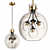 Elegant Caramella Pendant Chandelier 3D model small image 1