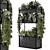 Metal Stand Indoor Hanging Plants 3D model small image 1