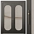 Modern Entrance Door Set 2016 3D model small image 1