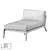 Modern Wood and Fabric Sofa 3D model small image 2