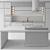 77 Modern Kitchen 3D Model 3D model small image 4