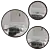 District Eight Round Mirrors Set 3D model small image 2
