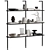 Modern Decorated Shelf Stand 3D model small image 7