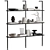 Modern Decorated Shelf Stand 3D model small image 9