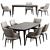 Modern Playground Dining Set 3D model small image 1