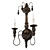 Quorum Salento Vintage Copper Wall Sconce 3D model small image 9