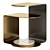 Modern Power Side Table Rack 3D model small image 1