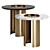 Sleek Janus Side Tables Set 3D model small image 1