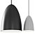 Adjustable Pendant Light with Splines 3D model small image 1