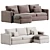 Modern Corner Sofa by Lavsit 3D model small image 3
