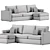 Modern Corner Sofa by Lavsit 3D model small image 4