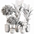 Modern Indoor Plant Set 045 3D model small image 5