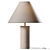 Travertine Glow Table Lamp 3D model small image 2