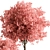 Pink Tree Indoor Plant 672 3D model small image 3