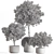 Pink Tree Indoor Plant 672 3D model small image 4