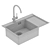 IDDIS Haze Kitchen Sink Set 3D model small image 4