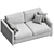 Modern Brookville Sofa 3D Model 3D model small image 4