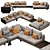 Luxury Minotti Dylan Set 3D 3D model small image 5