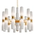 Luxury LED Blown Glass Chandelier 3D model small image 1