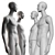 Juno Stylish Male Mannequins 3D model small image 2