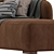 Sleek Storage Chaise Lounge 3D model small image 6