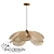 Inodesign Rattan Flower Pendant Light 3D model small image 1