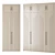 Art-Deco Style Entry Wardrobe 3D model small image 3