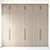 Art-Deco Style Entry Wardrobe 3D model small image 6