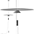 Modern Flamingo Pendant Lamp Kit 3D model small image 4
