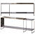 Mondrian Shelving Console 1800mm Option 3D model small image 1