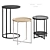 Modern Round Coffee Tables Set 3D model small image 3