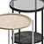 Modern Round Coffee Tables Set 3D model small image 4