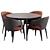 Modern Dining Table and Chairs 3D model small image 5
